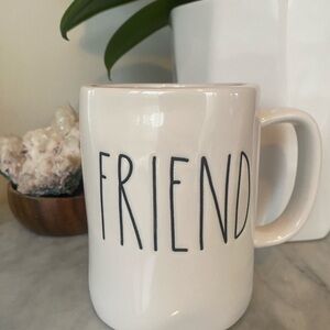 Rae Dunn Cream 'FRIEND' Mug